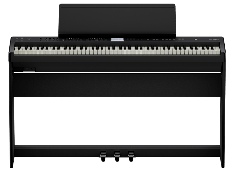 Piano Digital Roland 88 Teclas FP-30X Preto Com Estante e Pedal de