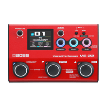 BOSS VE-22 Vocal Performer | Processador Multiefeitos para Voz e Preamp de Microfone Profissional