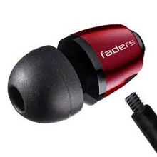 V-MODA EA-VFD-ROUGE | Faders Vermelho