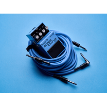 BOSS BIC-10A-BU | Cabo para Instrumento P10 x P10 em L de 3 metros na cor azul